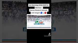 Werder Bremen gegen Hansa Rostock