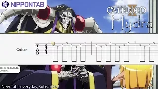 【Guitar TAB】 HYDRA - オーバーロードⅡOverlord II ED (ending)〚MYTH & ROID〛ギター  tutorial & tab 譜