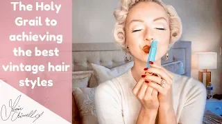 The SECRET To Perfecting Vintage Hairstyles | Jasmine Chiswell