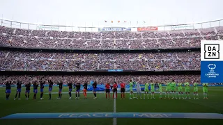 The Barcelona Anthem Is Belted Out By A Huge UEFA Women's Champions League Crowd
