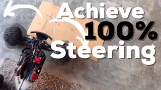 Achieve 100% steering for your ARRMA Vehicle. Complete breakdown!