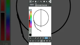 tutorial drawing head anime to medibang paint