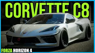 Forza Horizon 4 Corvette C8 Fully Customized!