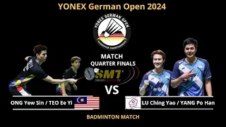 ONG Yew Sin / TEO Ee Yi (MAS) VS LU Ching Yao / YAnG (TPE) | YONEX German Open 2024