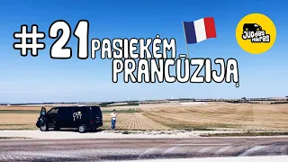 #21 pasiekėm Prancūziją! Milžiniškas kempingas ir šokiai paplūdimy // į Prancūziją VW T4 kemperiu