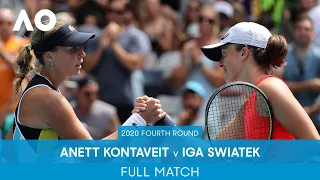 Anett Kontaveit v Iga Swiatek Full Match | Australian Open 2020 Fourth Round