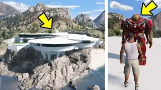 ENCONTREI A MANSÃO DO TONY STARK (IRON-MAN) EM LOS SANTOS E ROUBEI A HULKBUSTER - GTA 5