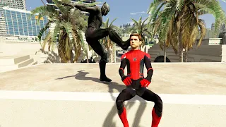 GTA V - Best Extreme Ragdolls And Fails V.66 (Black Panther Vs Peter Parker / Epic Ragdolls)