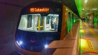 Travelling Between Üsküdar - Çekmeköy On The Istanbul Metro