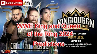 WWE King and Queen of the Ring 2024 Intercontinental Title Sami Zayn vs. Chad Gable vs. Bronson Reed