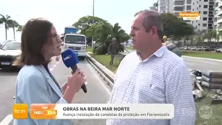 Avança instalação de canaletas de proteção em Florianópolis | Radar SCC10