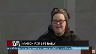 2022 March for Life: Katie Shaw, Down Syndrome Advocate