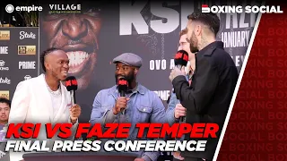 KSI TELLS FAZE TEMPER TO "SHUT THE F**K UP!" | Final Press Conference | Misfits 004