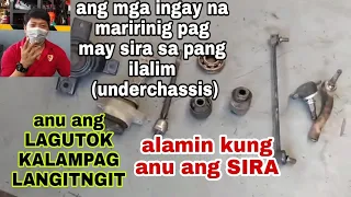 ang mga ingay na naririnig pag may sira ang pang ilalim /madalas marinig / TiremanPH