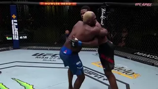 Kevin Holland begs Derek Brunson for a takedown