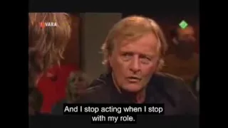 Rutger Hauer on De wereld draait door October 1 2006 LOW QUALITY  with English Subtitles