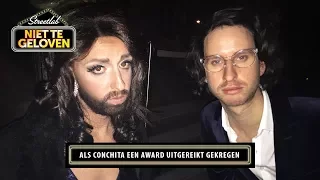 STREETLAB: Als Conchita Wurst een award uitgereikt gekregen!