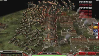 CHINA Nuke - Command & Conquer Generals Zero Hour - 1 vs 7 Infantry HARD Gameplay