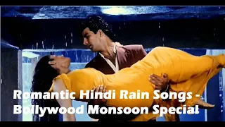 Romantic Hindi Rain Songs - Bollywood Monsoon Special - Evergreen Barish Ke Gane