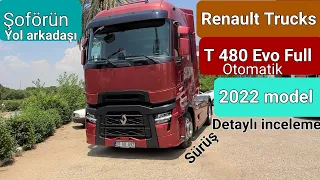 Renault Trucks T 480 Hcs Evo Ful Otomatik 2022 | Mercan Kırmızı Çekici | İnceleme | Test Sürüş