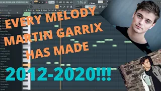 EVERY MELODY MARTIN GARRIX HAS MADE (2012-2020) + FREE FLP