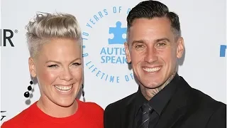 Pink's husband Carey Hart’s message for 'parenting police' after sharing motorbike with baby Jameson