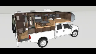 Идеальный кемпер для пикапа Ford F350. Piligrim Camper 600LX