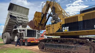 Preparing And Transporting The Caterpillar 777C Dumper - Sotiriadis/Labrianidis Mining Works - 4k