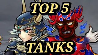 DFFOO: Top 5 Tanks in DFFOO (real)