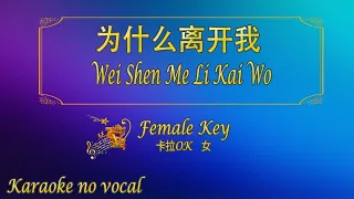 为什么离开我 【卡拉OK (女)】《KTV KARAOKE》 - Wei Shen Me Li Kai Wo (Female)