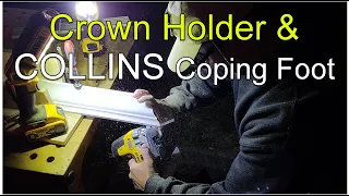 MAKING a crown holder jig ..and.. COPING with a Collins Coping Foot/ jigsaw