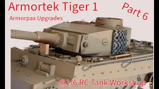 Armortek 1/6 Tiger 1, Part 6,Armorpax tool clamps and track hangers