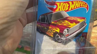 63 CHEVY II Hotwheels Súper Treasure Hunt 2017 caja A