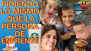 PIDIENDO LO MISMO QUE LA PERSONA DE ENFRENTE| NO PUEDO CREER LO QUE NOS PASÓ EN MCDONALD|4PLUSONE