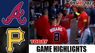 Atlanta Braves vs Pittsburgh Pirates GAME HIGHLIGHTS  [TODAY] September 10, 2023