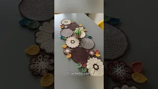 crochet table runner designs #fashion #subscribe #viral #shorts #trending #foryoupage #video