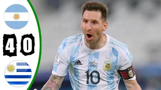 Argentina vs Uruguay 4-0 Highlights & Goals Resumen & Goles 2O22