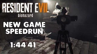 Resident Evil 7 - New Game Speedrun - 01:44:41"