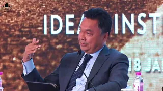 Dino Patti Djalal speaks during a discussion on Indo-Pacific