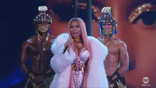 Nicki Minaj Realize, No Frauds, Swish Swish live at NBA Awards