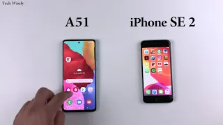 SAMSUNG A51 vs iPhone Se 2 | Speed Test