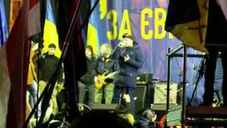 Ляпис Трубецкой Железный live @ Kiev Ukraine Euromaidan