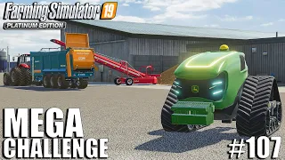 Automating the Manure Spreading | MEGA Equipment Challenge 2.0 | Farming Simulator 19 | #107