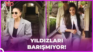 Hande Erçel ile Demet Özdemir pişti oldu... Selam vermedi