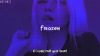 frozen - madonna x sickick // lyrics // slowed + reverb