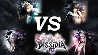 Dissidia Final Fantasy NT 2v2 Episode 5: Cloud & Sephiroth vs. Squall & Ultimecia