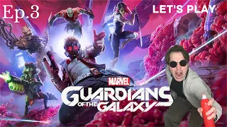 DO WE HIDE THE LLAMA OR THE ILLEGAL TECH!? Marvel - Guardians of the Galaxy: The Game ep. 3