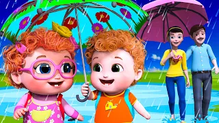 Rain Rain Go Away | Humpty Dumpty | English Nursery Rhymes & Kids songs