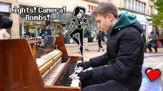 I played DEATH BY GLAMOR (Undertale) on piano in public