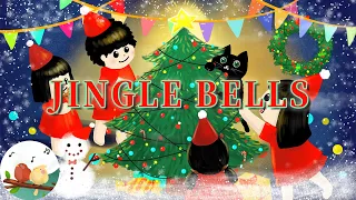 英文童歌 - JINGLE BELLS 聖誕鈴聲 | 聖誕歌曲 | 帶動唱 | 經典兒歌 | 兒童歌曲 | 幼兒音樂 | 童謠串燒 | 熱門童謠 | 兒童律動